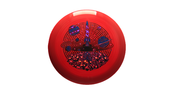 Dynamic Discs 2025 Liftoff Edition Fuzion Swirl Renegade Distance Driver Front View