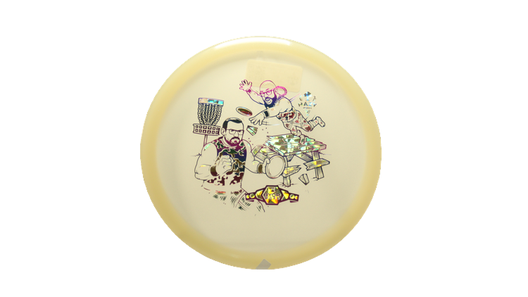 Dynamic Discs BYOP 2025 Lucid Moonshine Emac Truth Midrange Front View