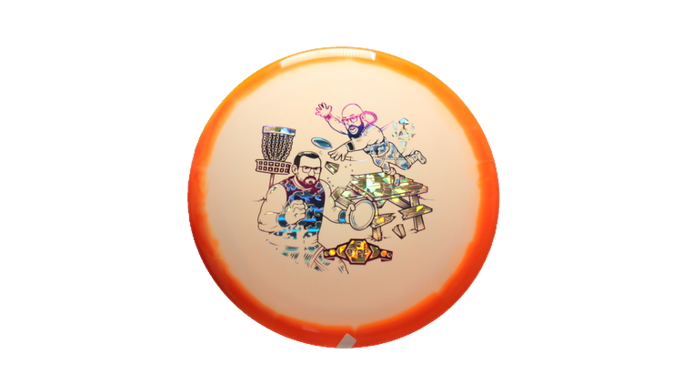 Dynamic Discs BYOP 2025 Fuzion Orbit Emac Truth Midrange Front View