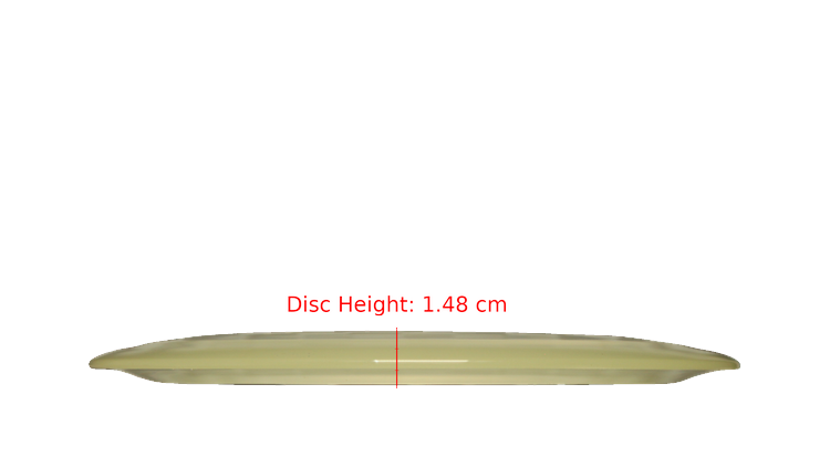 Dynamic Discs BYOP 2025 Lucid-X Moonshine Trespass Distance Driver Profile View