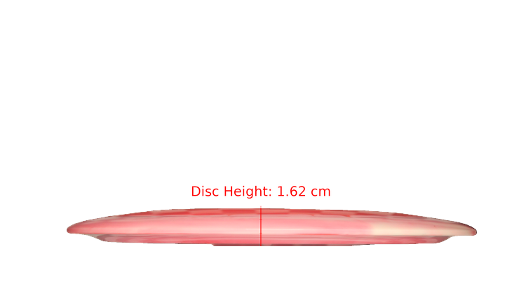 Latitude 64 BYOP 2025 Opto-Ice Orbit Sapphire Distance Driver Profile View