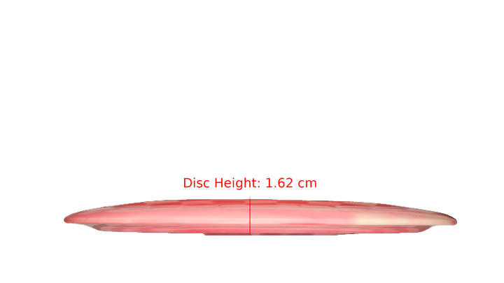 Latitude 64 BYOP 2025 Opto-Ice Orbit Sapphire Distance Driver Profile View
