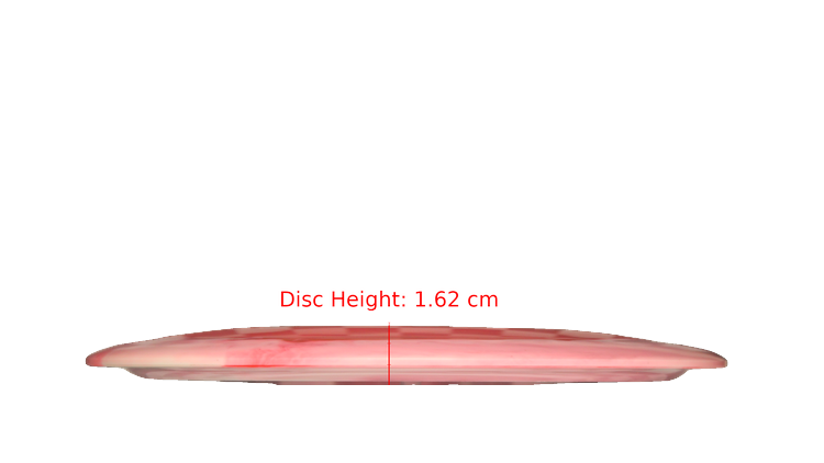 Latitude 64 BYOP 2025 Opto-Ice Orbit Sapphire Distance Driver Profile View