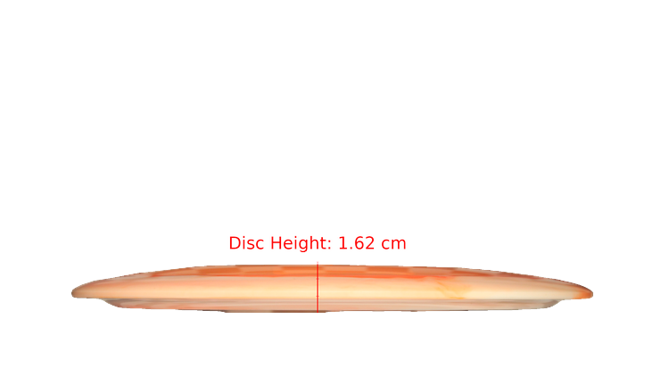 Latitude 64 BYOP 2025 Opto-Ice Orbit Sapphire Distance Driver Profile View