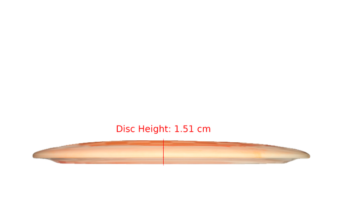 Latitude 64 BYOP 2025 Opto-Ice Orbit Sapphire Distance Driver Profile View