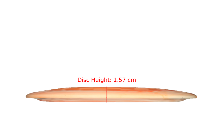 Latitude 64 BYOP 2025 Opto-Ice Orbit Sapphire Distance Driver Profile View