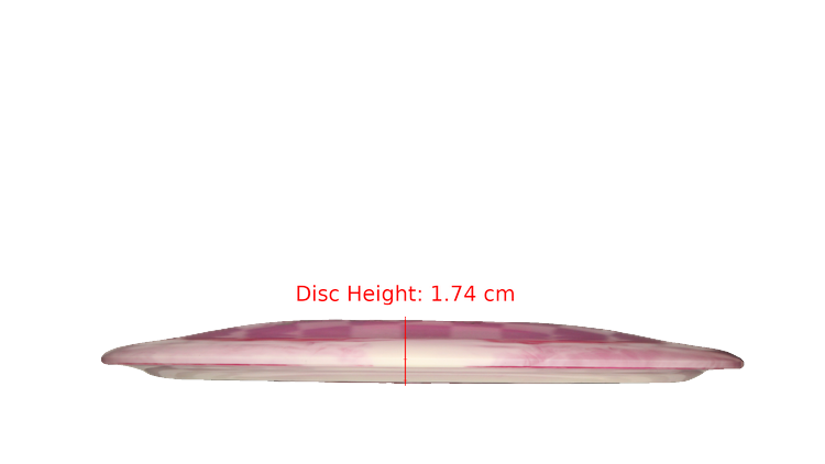 Latitude 64 BYOP 2025 Opto-Ice Orbit Sapphire Distance Driver Profile View