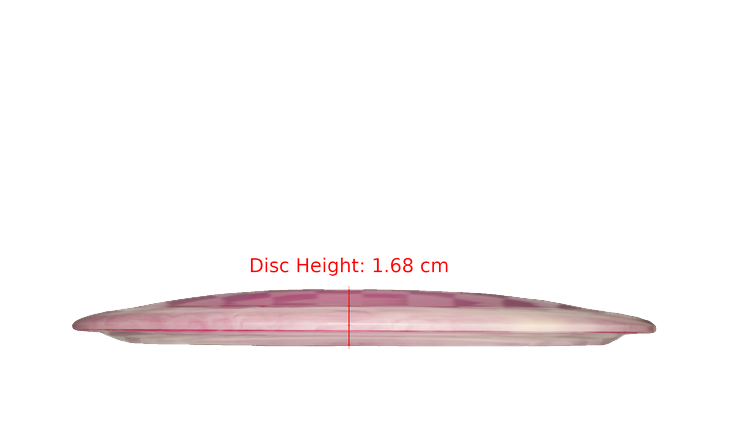Latitude 64 BYOP 2025 Opto-Ice Orbit Sapphire Distance Driver Profile View