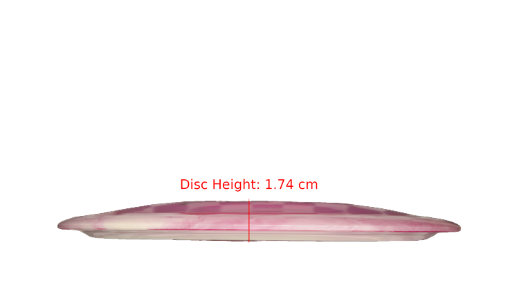 Latitude 64 BYOP 2025 Opto-Ice Orbit Sapphire Distance Driver Profile View