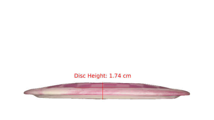 Latitude 64 BYOP 2025 Opto-Ice Orbit Sapphire Distance Driver Profile View