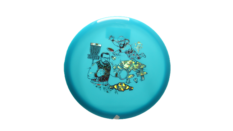 Westside Discs BYOP 2025 Hybrid Gatekeeper Midrange Front View