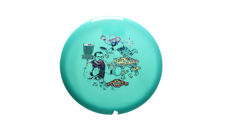 Westside Discs BYOP 2025 Hybrid Gatekeeper Midrange Front View