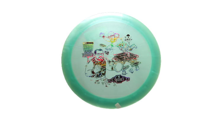 Westside Discs BYOP 2025 VIP-Ice Chameleon Boatman Distance Driver Front View