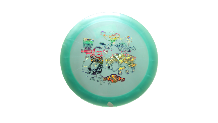 Westside Discs BYOP 2025 VIP-Ice Chameleon Boatman Distance Driver Front View
