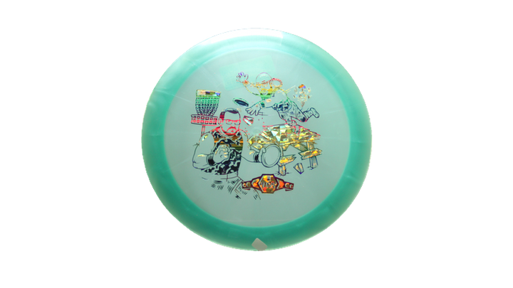 Westside Discs BYOP 2025 VIP-Ice Chameleon Boatman Distance Driver Front View