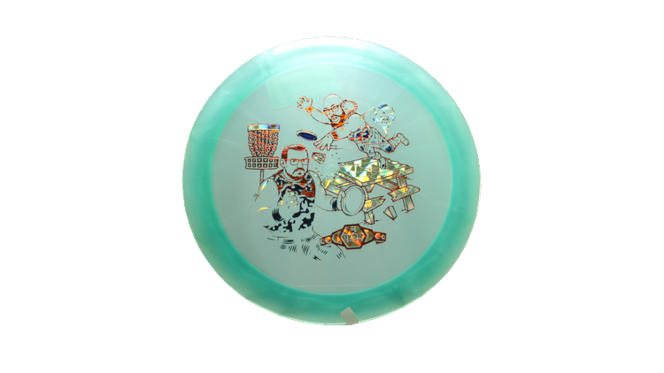 Westside Discs BYOP 2025 VIP-Ice Chameleon Boatman Distance Driver Front View