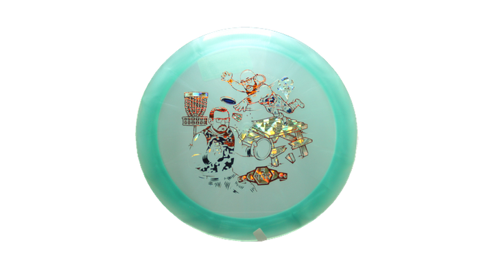 Westside Discs BYOP 2025 VIP-Ice Chameleon Boatman Distance Driver Front View