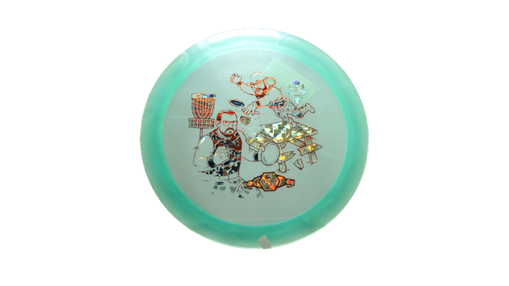 Westside Discs BYOP 2025 VIP-Ice Chameleon Boatman Distance Driver Front View