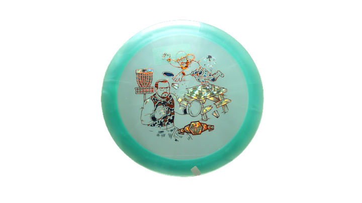 Westside Discs BYOP 2025 VIP-Ice Chameleon Boatman Distance Driver Front View