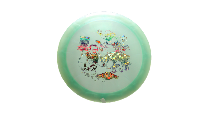 Westside Discs BYOP 2025 VIP-Ice Chameleon Boatman Distance Driver Front View