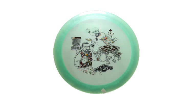 Westside Discs BYOP 2025 VIP-Ice Chameleon Boatman Distance Driver Front View