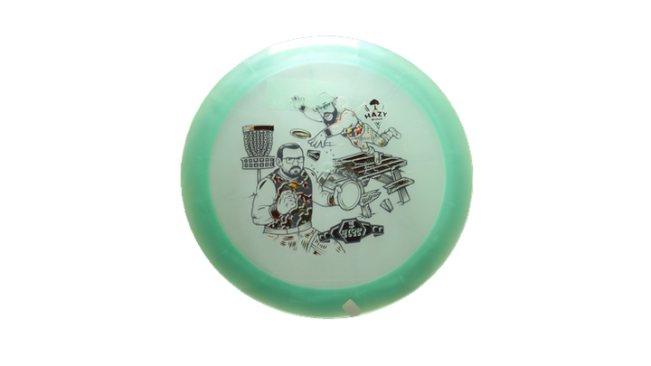 Westside Discs BYOP 2025 VIP-Ice Chameleon Boatman Distance Driver Front View