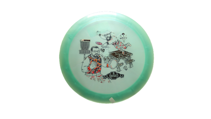 Westside Discs BYOP 2025 VIP-Ice Chameleon Boatman Distance Driver Front View