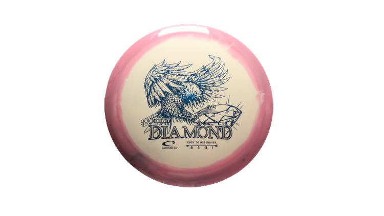 Latitude 64 Gold Orbit Diamond Fairway Driver Front View