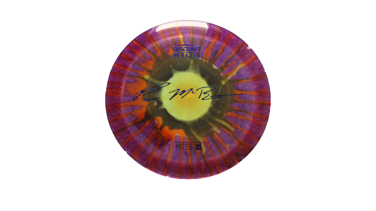 Discraft Paul McBeth Fly Dye Z Hades Distance Driver Front View