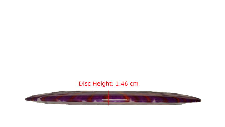 Discraft Paul McBeth Fly Dye Z Hades Distance Driver Profile View