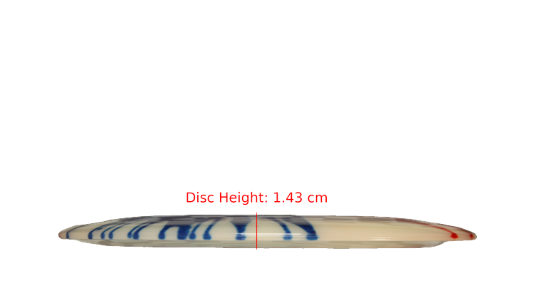Discraft Paul McBeth Fly Dye Z Hades Distance Driver Profile View