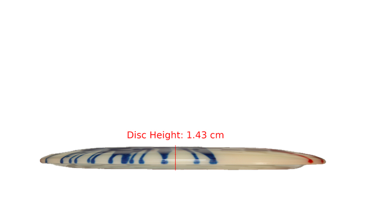 Discraft Paul McBeth Fly Dye Z Hades Distance Driver Profile View