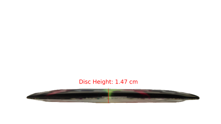 Discraft Paul McBeth Fly Dye Z Hades Distance Driver Profile View