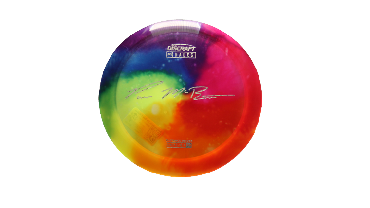 Discraft Paul McBeth Fly Dye Z Hades Distance Driver Front View