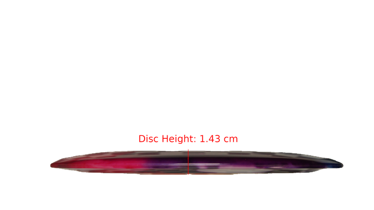 Discraft Paul McBeth Fly Dye Z Hades Distance Driver Profile View