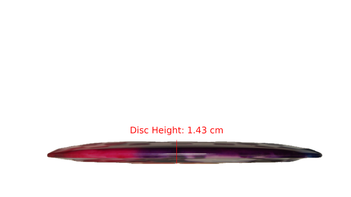 Discraft Paul McBeth Fly Dye Z Hades Distance Driver Profile View