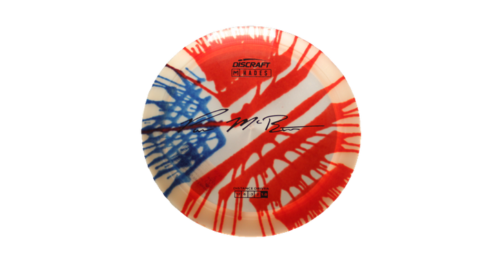 Discraft Paul McBeth Fly Dye Z Hades Distance Driver Front View