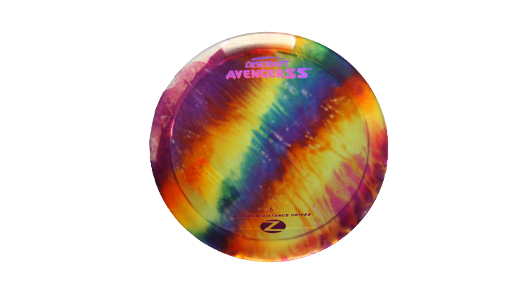 Discraft Z Fly Dye Avenger SS Distance Driver Front View