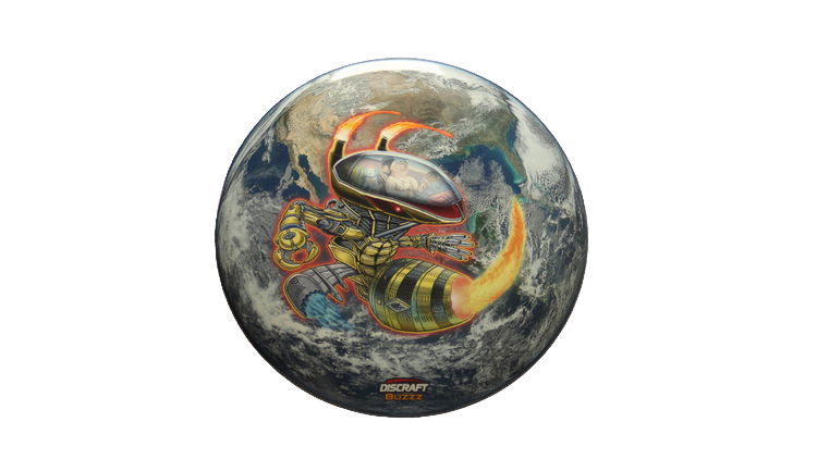 Discraft Earth SuperColor Buzzz Midrange Front View