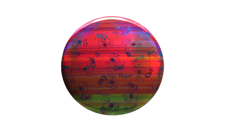 Discraft Swarm Full Foil SuperColor Buzzz Midrange Front View