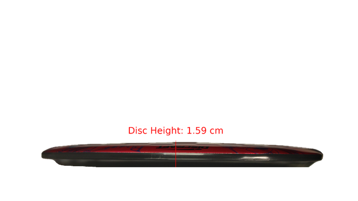 Discraft Swarm Full Foil SuperColor Buzzz Midrange Profile View