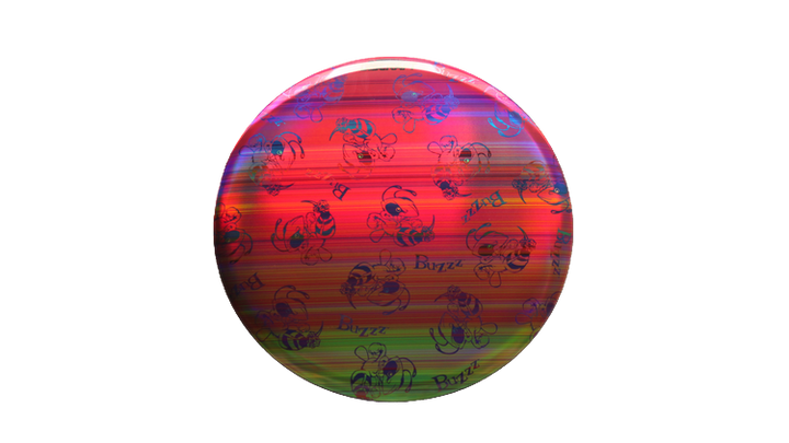 Discraft Swarm Full Foil SuperColor Buzzz Midrange Front View
