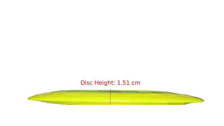 Discraft Z Lite Nuke Distance Driver Profile View