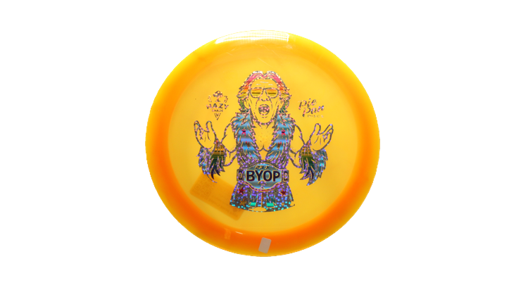 Pie Pan Discs BYOP 2025 Baker's Blend Hype Distance Driver Front View