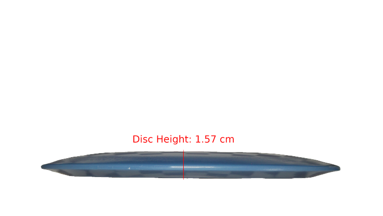 Pie Pan Discs BYOP 2025 Baker's Blend Hype Distance Driver Profile View