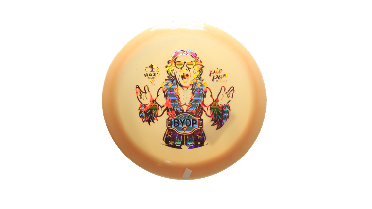 Pie Pan Discs BYOP 2025 Baker's Blend Hype Distance Driver Front View