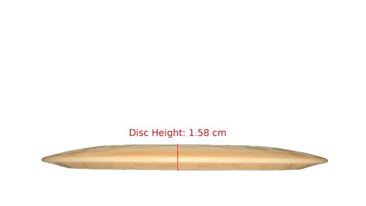 Pie Pan Discs BYOP 2025 Baker's Blend Hype Distance Driver Profile View