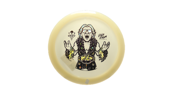 Pie Pan Discs BYOP 2025 Cherry Glow Grunt (retooled) Fairway Driver