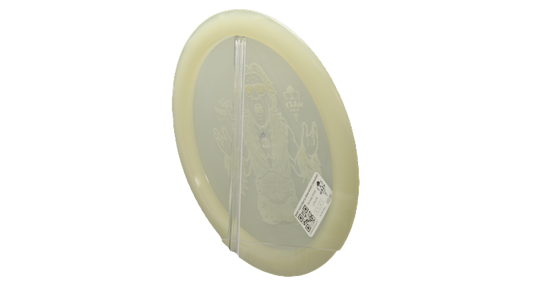 Pie Pan Discs BYOP 2025 Cherry Glow Grunt (retooled) Fairway Driver Back View