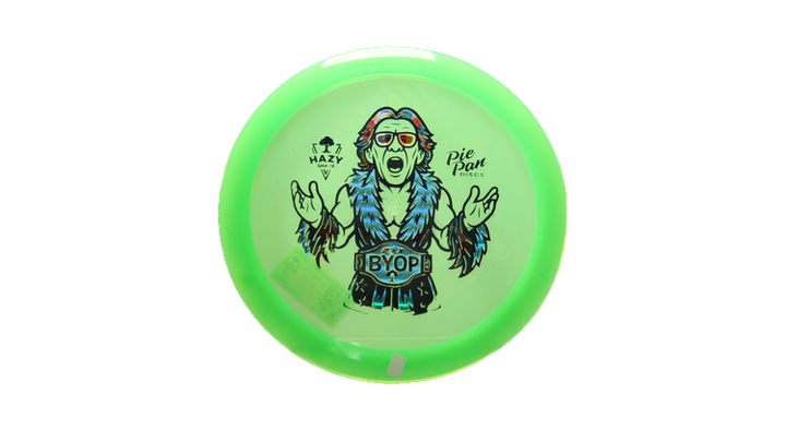 Pie Pan Discs BYOP 2025 Cherry Grunt (retooled) Fairway Driver Front View